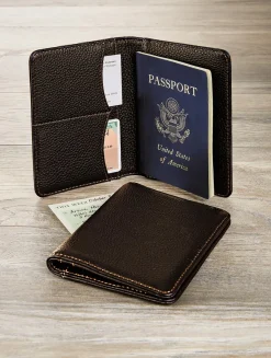 Levenger Travel Bags & Accessories|Wallets & Card Cases*Bomber Jacket + RFID Passport Holder