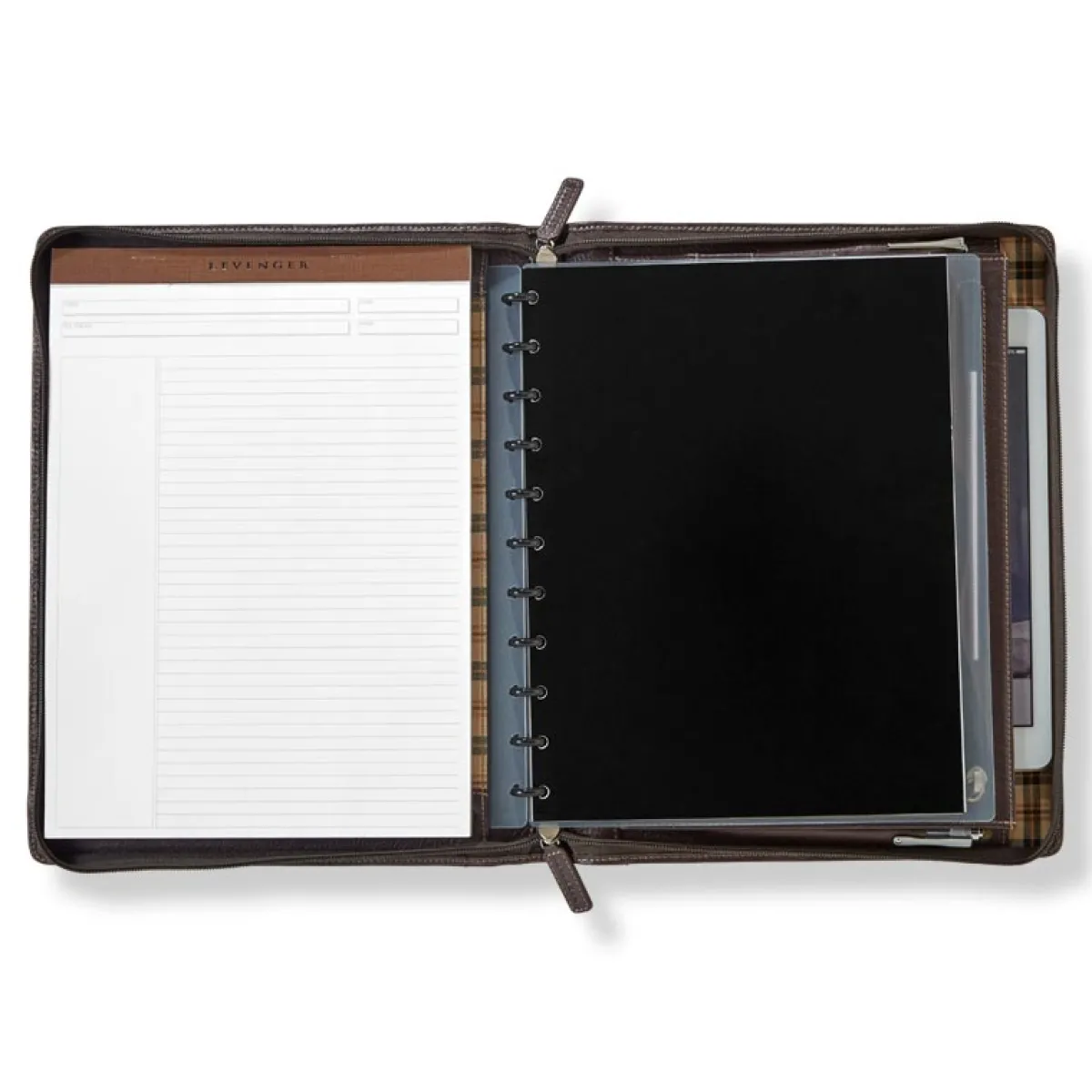 Levenger Padfolios*Bomber Jacket Ambi-Flex Folio