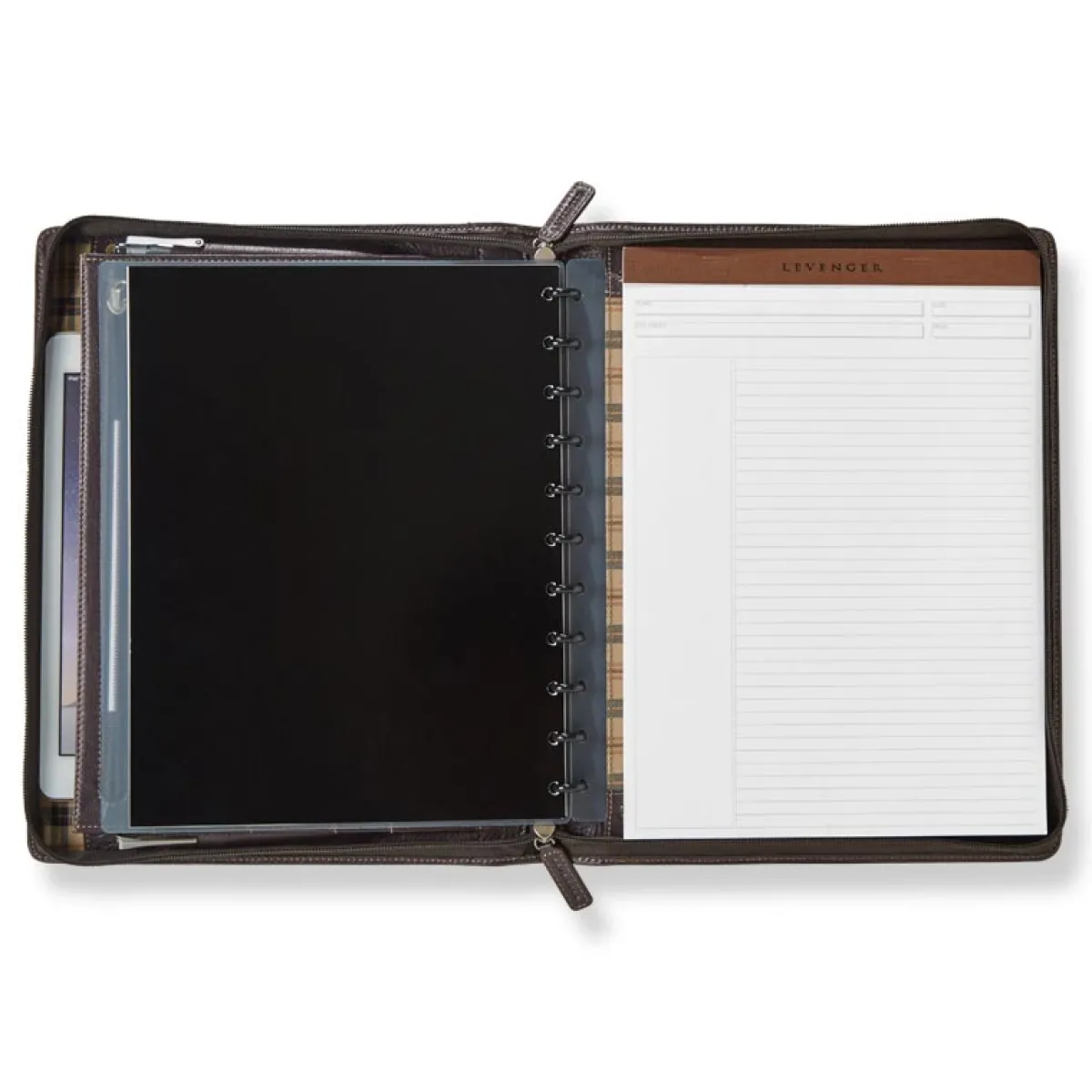 Levenger Padfolios*Bomber Jacket Ambi-Flex Folio