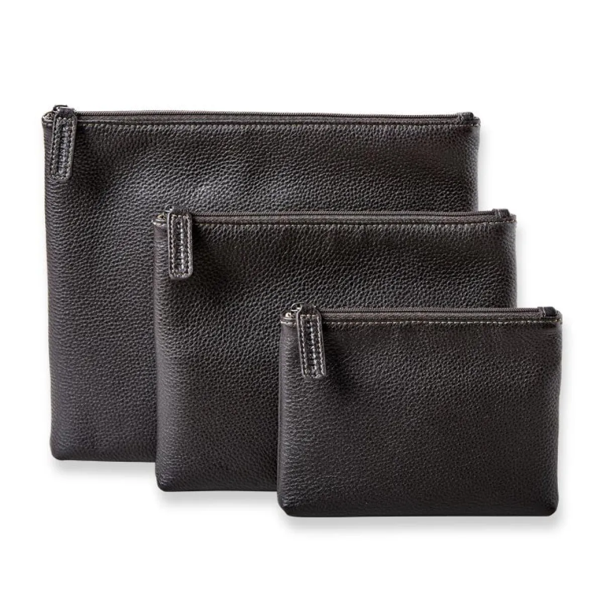 Levenger Tech Cases|Travel Bags & Accessories*Bomber Jacket Carry-All Pouches (set of 3)