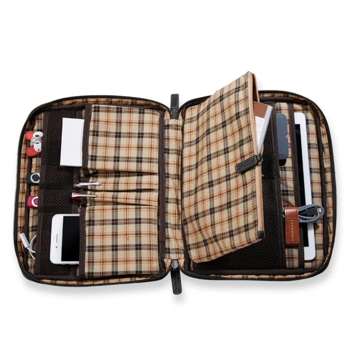 Levenger Tech Cases|Travel Bags & Accessories*Bomber Jacket Charge & Go Travel Folio