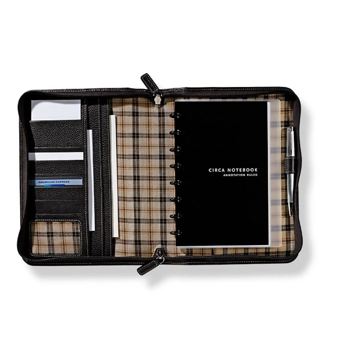 Levenger Padfolios*Bomber Jacket Circa Zip Pro Folio