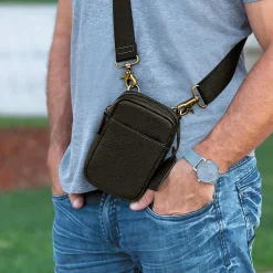 Levenger Phone Cases|Crossbodies*Bomber Jacket Crossbody Phone Sling