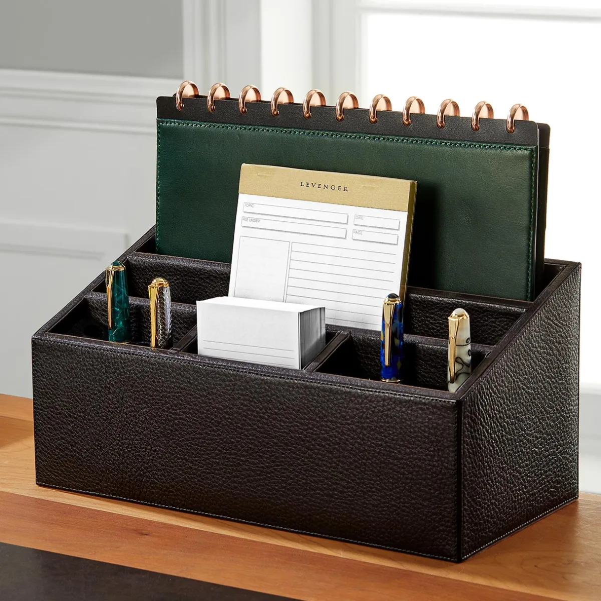 Levenger Pen Cases & Stands|Pen Cases & Stands*Bomber Jacket Desk Unifier