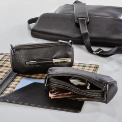 Levenger Pen Cases & Stands|Eyeglass Cases*Bomber Jacket Double Optic Eyeglass Case