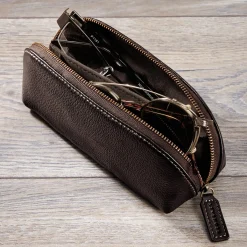 Levenger Eyeglass Cases|Eyeglass Cases*Bomber Jacket Double-Take Eyeglass Case