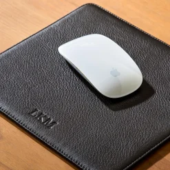 Levenger Tech Essentials*Bomber Jacket Leather Mouse Pad