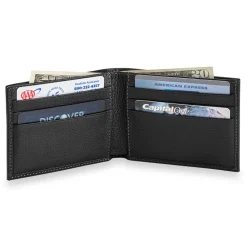 Levenger Wallets & Card Cases*Bomber Jacket RFID Slim Wallet