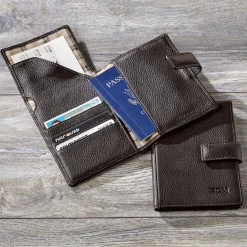 Levenger Travel Bags & Accessories|Wallets & Card Cases*Bomber Jacket RFID Travel Wallet