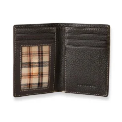 Levenger Wallets & Card Cases*Bomber Jacket Vertical Bi-Fold Wallet