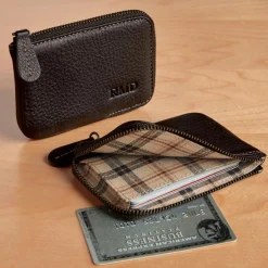 Levenger Travel Bags & Accessories|Wallets & Card Cases*Bomber Jacket Zip Card Wallet