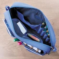 Levenger Pen Cases & Stands|Pen Cases & Stands*Canvas Script and Scribble Pouch