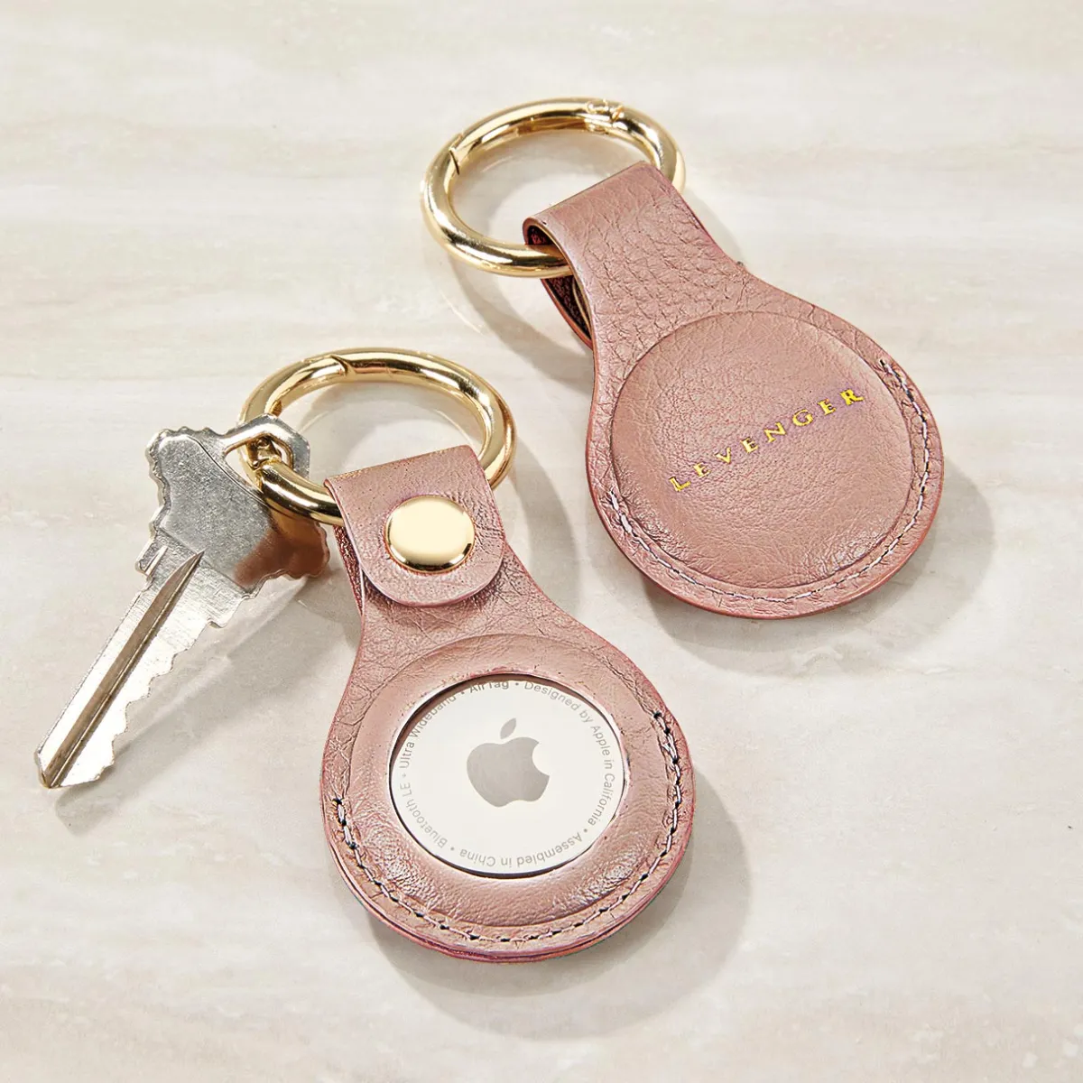Levenger Travel Bags & Accessories*Carrie Leather Smart Tag Key Fob