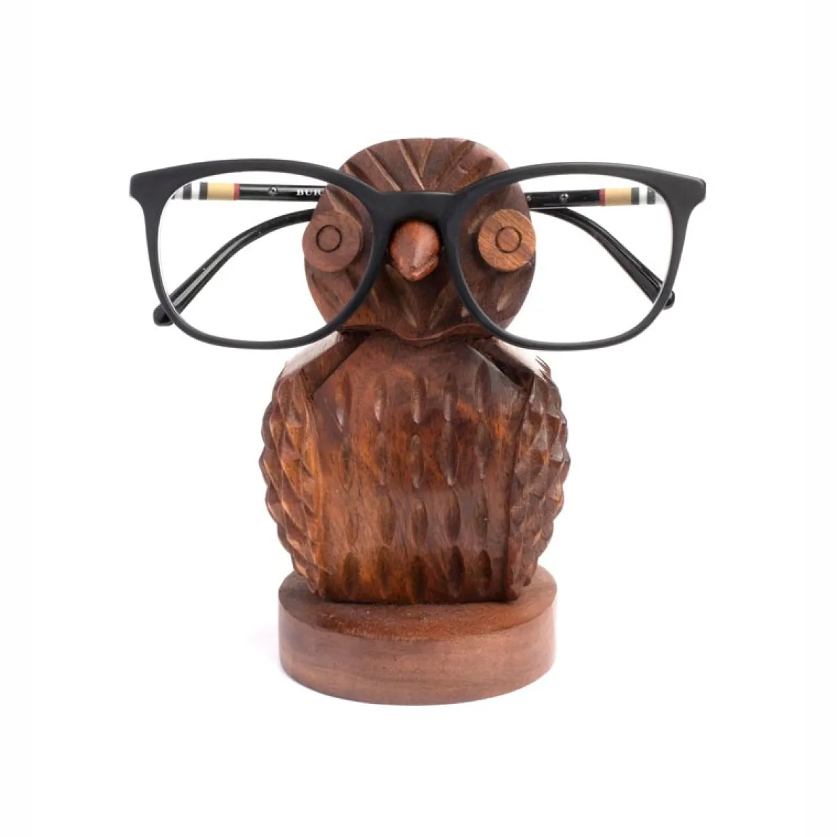 Levenger Eyeglass Cases|Eyeglass Cases*Carved Owl Eyeglass Holder