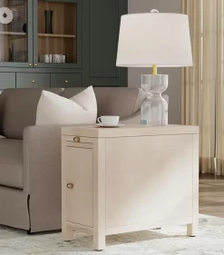 Levenger Tables*Chairside Cupboard End Table