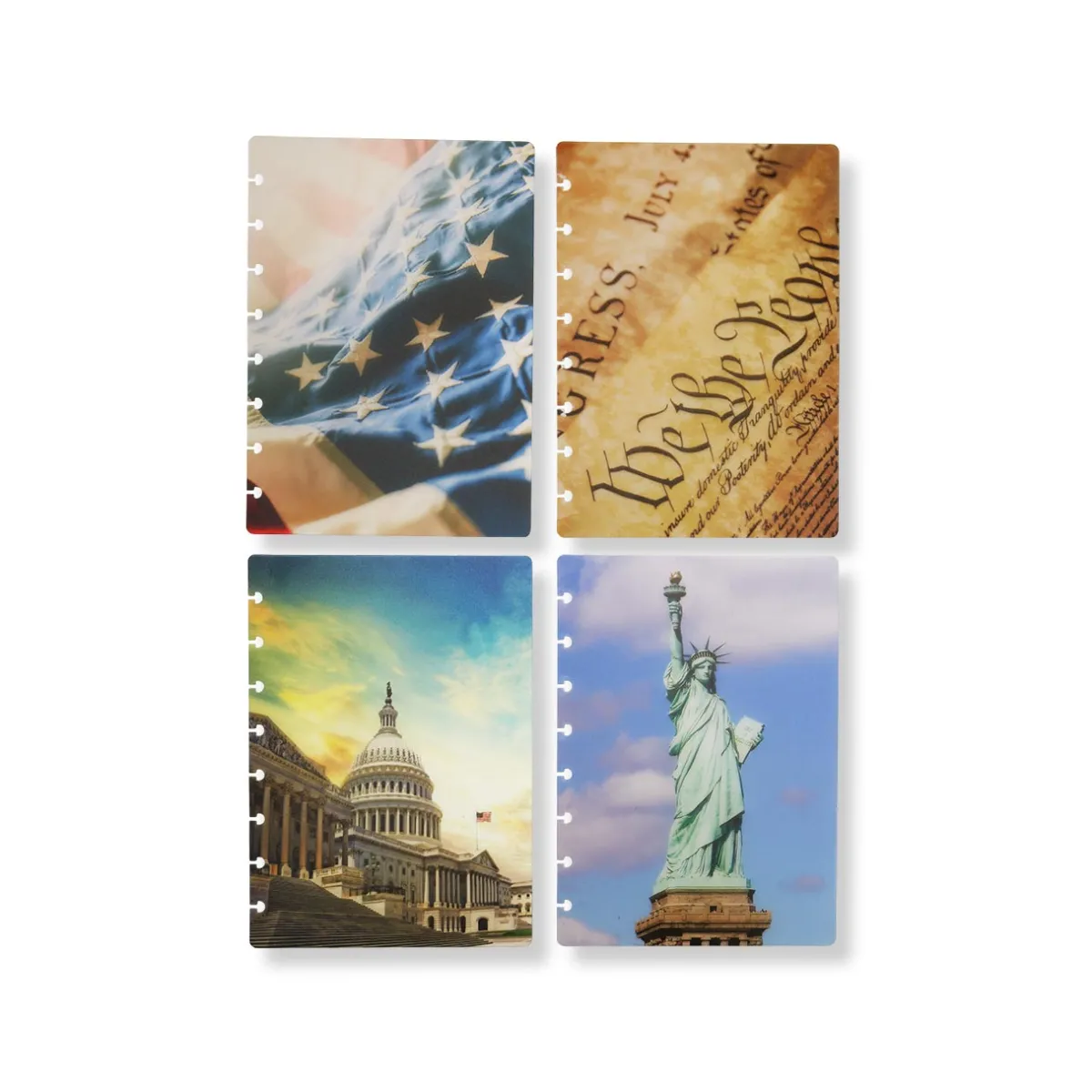 Levenger Accessories|Covers*Circa America the Beautiful Discbound Covers (set of 4)
