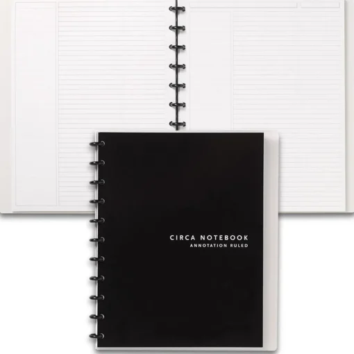 Levenger Compact Notebooks|Junior Notebooks*Circa Annotation Ruled Discbound Notebook