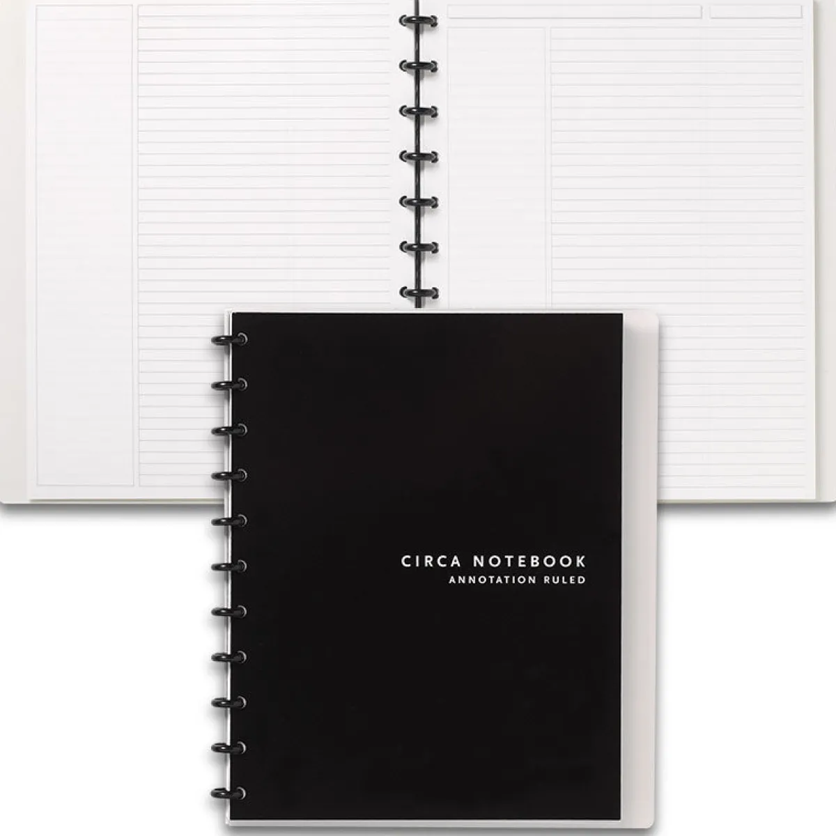 Levenger Compact Notebooks|Junior Notebooks*Circa Annotation Ruled Discbound Notebook