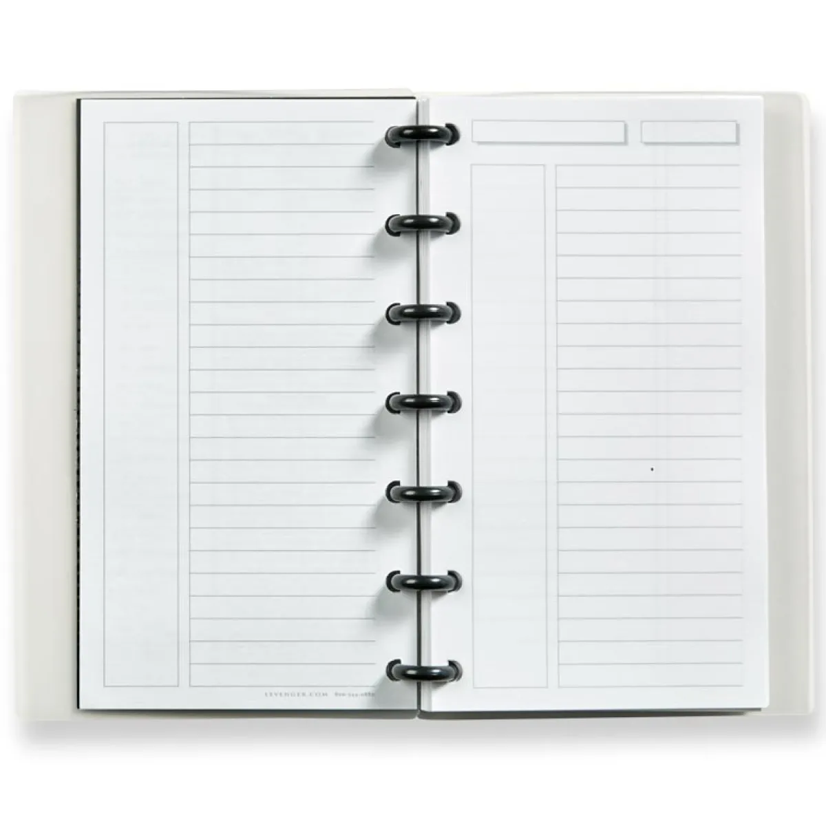 Levenger Compact Notebooks|Junior Notebooks*Circa Annotation Ruled Discbound Notebook