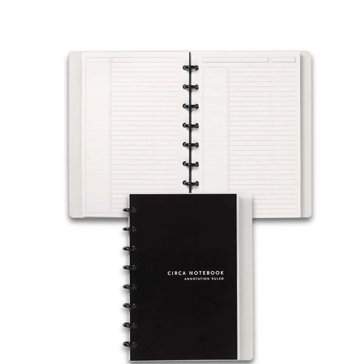 Levenger Compact Notebooks|Junior Notebooks*Circa Annotation Ruled Discbound Notebook