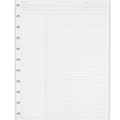 Levenger Junior Refills|Letter Refills*Circa Annotation Ruled Double-Header Refill (100 sheets)