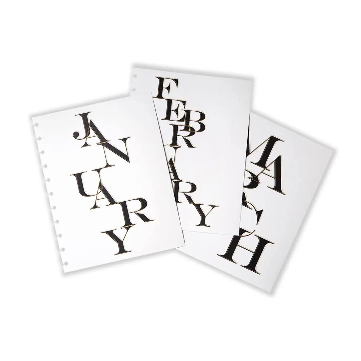 Levenger Junior Refills|Accessories*Circa Avant-Garde Discbound Monthly Dashboards