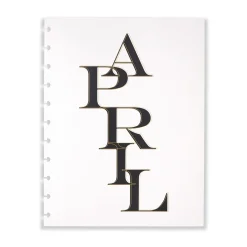 Levenger Junior Refills|Accessories*Circa Avant-Garde Discbound Monthly Dashboards