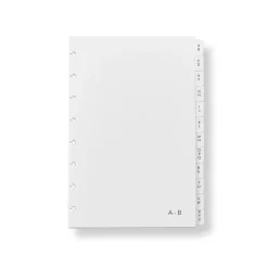 Levenger Junior Refills|Letter Refills*Circa A-Z Tab Dividers (set of 12)