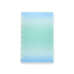 Levenger Junior Refills|Letter Refills*Circa Blue Ombre Gradient Full-Page Ruled Discbound Refill (100 sheets)