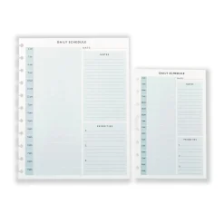 Levenger Junior Refills|Letter Refills*Circa By-The-Hour Daily Scheduler Refill (100 Sheets)