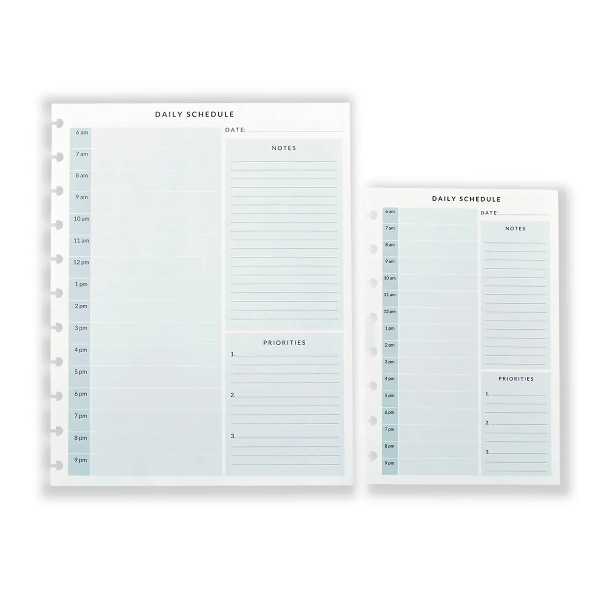 Levenger Junior Refills|Letter Refills*Circa By-The-Hour Daily Scheduler Refill (100 Sheets)