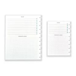 Levenger Junior Refills|Letter Refills*Circa By-The-Hour Daily Scheduler Refill (100 Sheets)