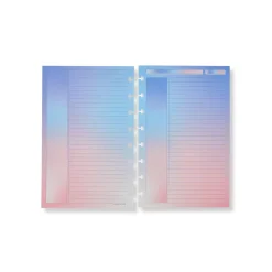 Levenger Junior Refills|Letter Refills*Circa Cabana Color Gradient Annotation Ruled Refill