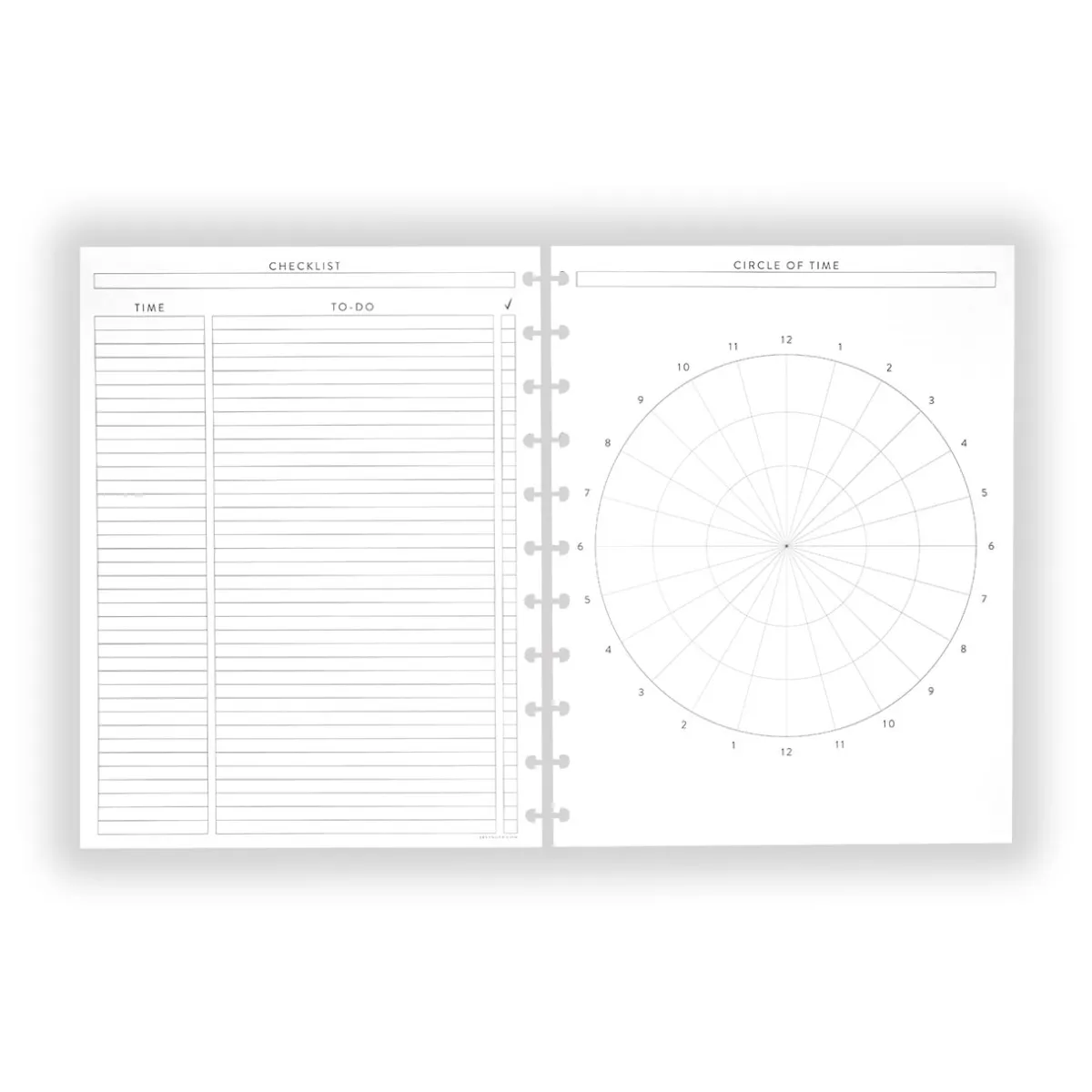 Levenger Letter Refills*Circa Circle of Time Management Discbound Refills (300 sheets)