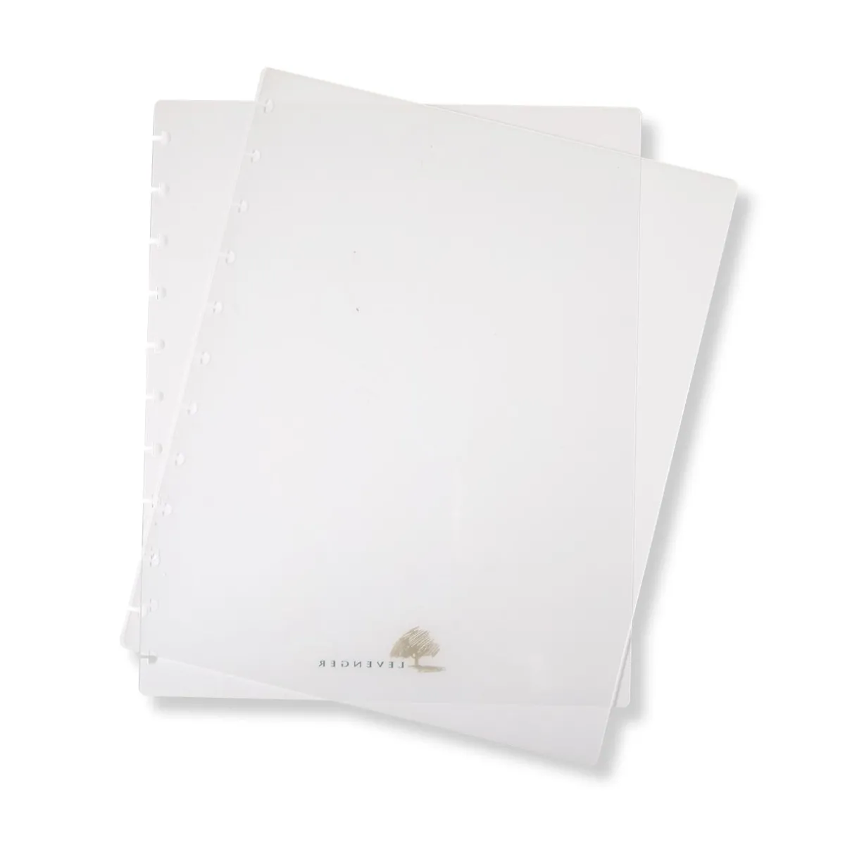 Levenger Junior Notebooks|Midway Notebooks*Circa Clear Discbound Notebook Covers (set of 2)