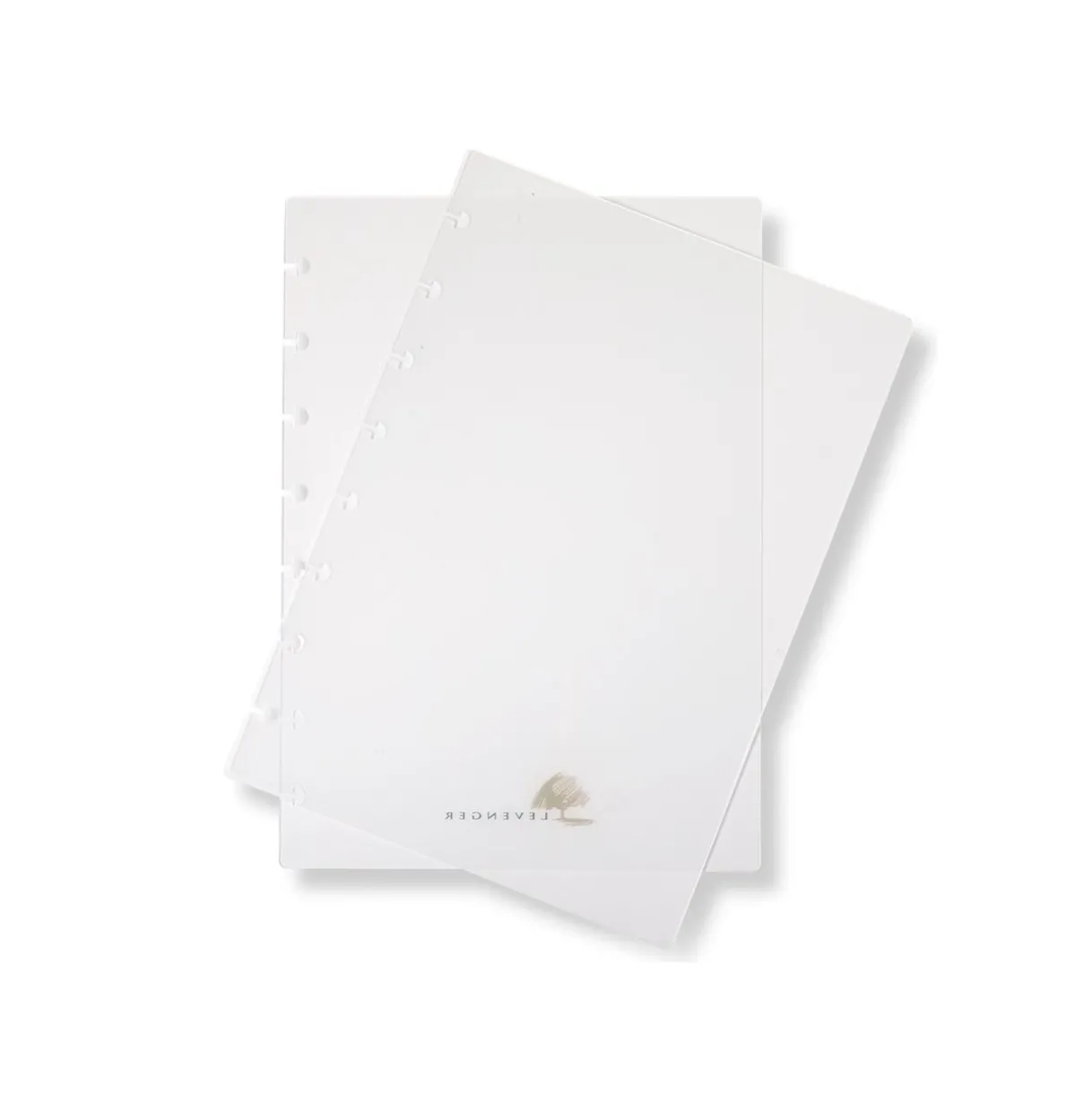 Levenger Junior Notebooks|Midway Notebooks*Circa Clear Discbound Notebook Covers (set of 2)