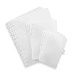 Levenger Accessories*Circa Clear Discbound Notebook Pocket Dividers (set of 4)