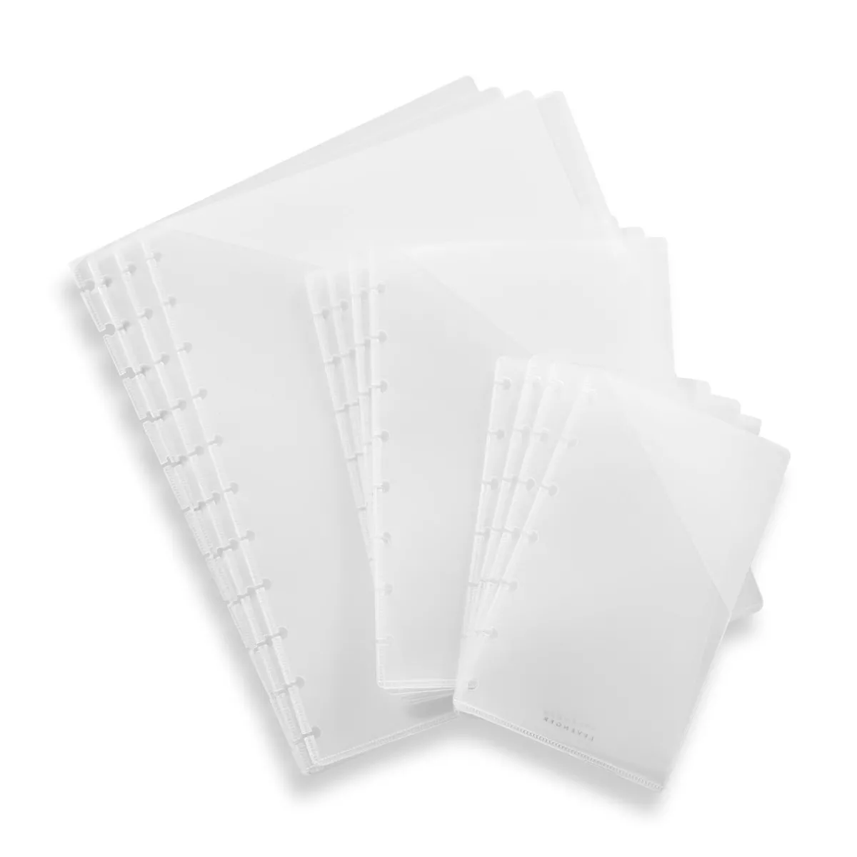 Levenger Accessories*Circa Clear Discbound Notebook Pocket Dividers (set of 4)