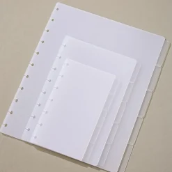 Levenger Accessories*Circa Clear Discbound Notebook Dividers (set of 5)