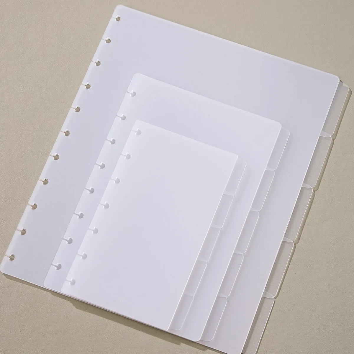 Levenger Accessories*Circa Clear Discbound Notebook Dividers (set of 5)