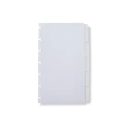 Levenger Accessories*Circa Clear Discbound Notebook Dividers (set of 5)
