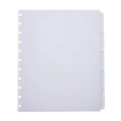 Levenger Accessories*Circa Clear Discbound Notebook Dividers (set of 5)