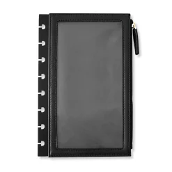 Levenger Accessories*Circa Clearview Leather Zip Pocket Accessory