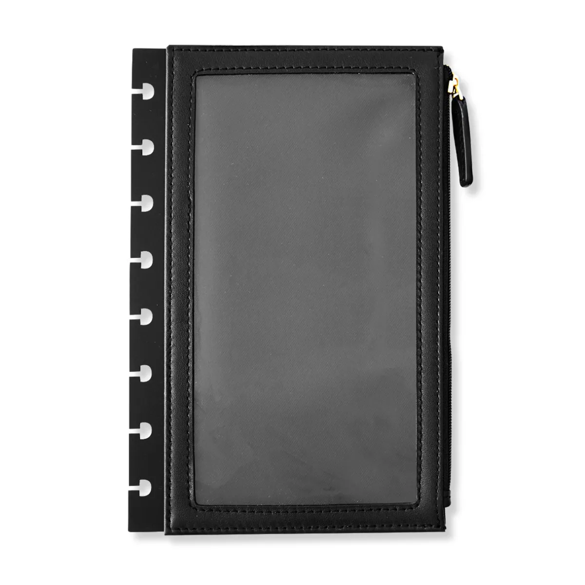 Levenger Accessories*Circa Clearview Leather Zip Pocket Accessory