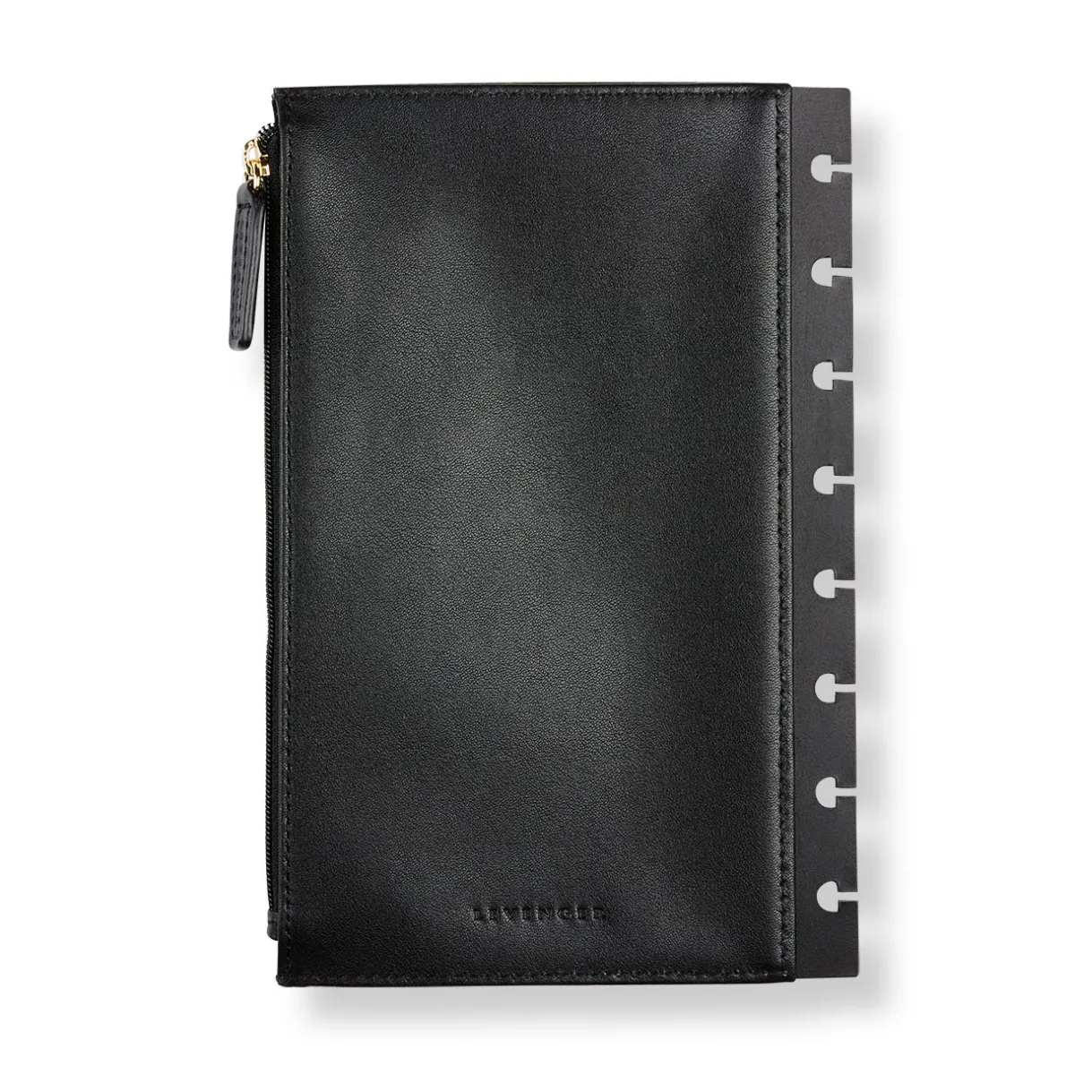 Levenger Accessories*Circa Clearview Leather Zip Pocket Accessory