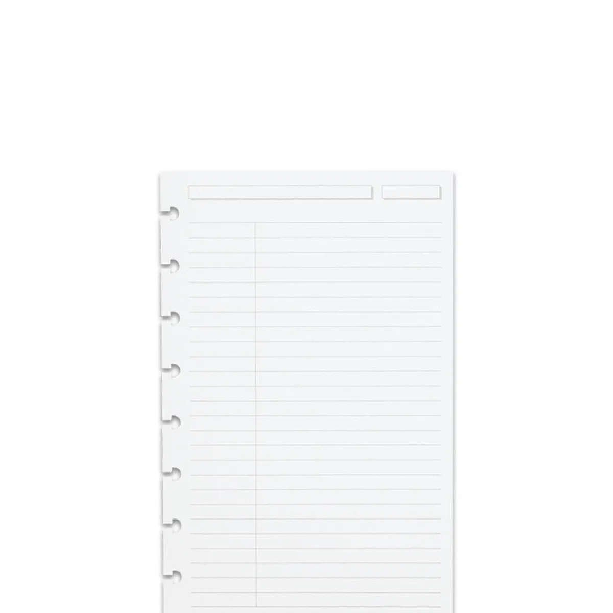 Levenger Junior Refills|Letter Refills*Circa College Ruled Discbound Refill (100 sheets)