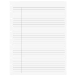 Levenger Junior Refills|Letter Refills*Circa College Ruled without Title Box Discbound Refill (100 sheets)