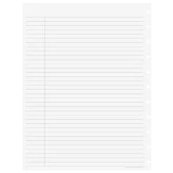 Levenger Junior Refills|Letter Refills*Circa College Ruled without Title Box Discbound Refill (100 sheets)