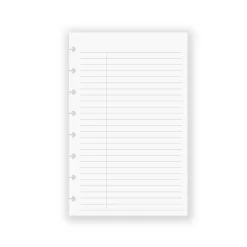 Levenger Junior Refills|Letter Refills*Circa College Ruled Without Title Boxes (300 sheets)