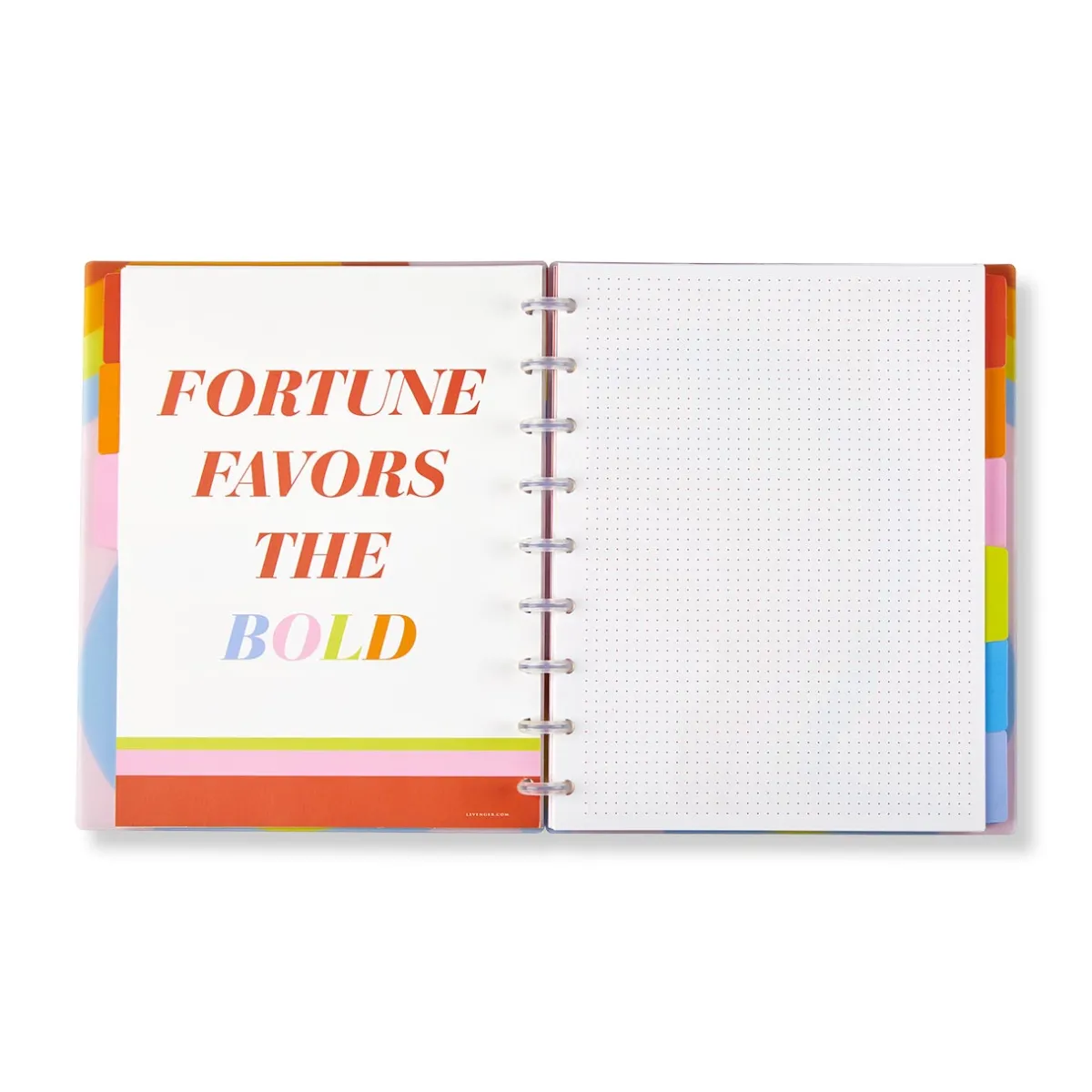 Levenger Midway Notebooks*Circa Colorfull Weekly/Monthly Undated Agenda Notebook